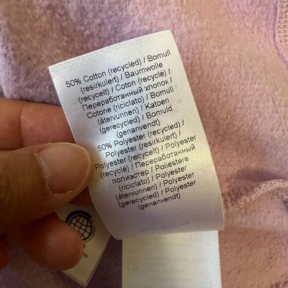 GANNI Isoli Oversized Raglan Sweatshirt in Orchid Blossom - Picture 11 of 12